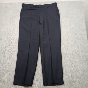 Austin‎ Reed Wool Blend Dress Pants Men's 36 Navy Classic Fit
